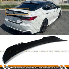 For 25+ Toyota Camry LE XLE SE XSE PSM Style Gloss Black Highkick Trunk Spoiler
