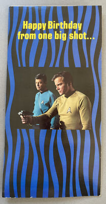 Star Trek Vintage 1976 Random House Greeting Card KIRK, MCCOY