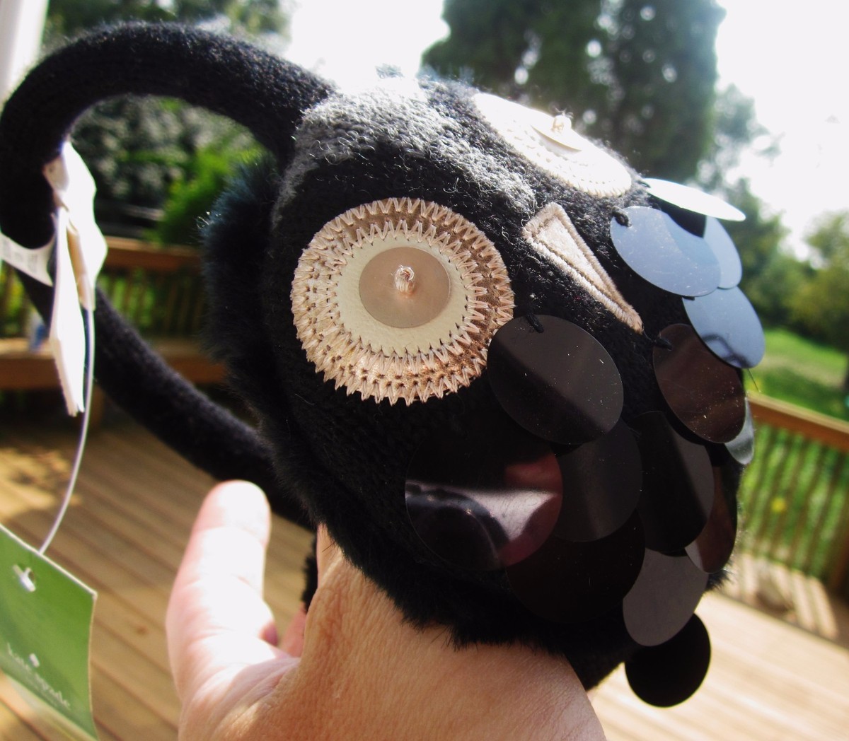 Kate Spade New York Soft Knit Night Owl Ear Muffs kate spade ny soft NIGHT OWL earmuffs NWT ear muffs IN FINE  main image 4
