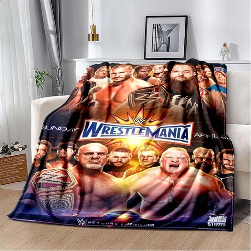 Wrestling Entertainment WWE Printed Comfortable Soft Blanket Travel Gift Blanket - 第 36/54 張圖片