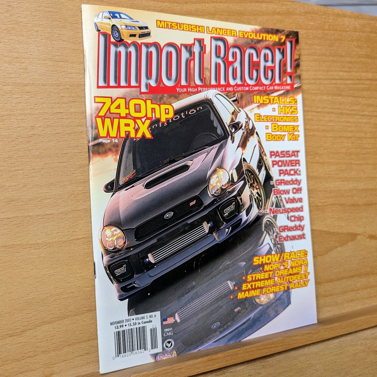 Import Racer Magazine November 2002 740hp Subaru WRX MINT No Label