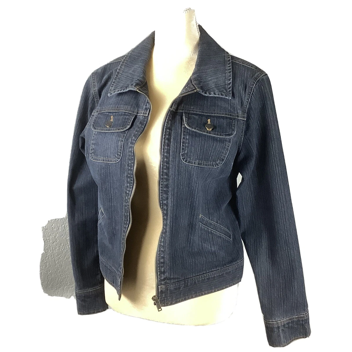 St john's bay denim jacket sale