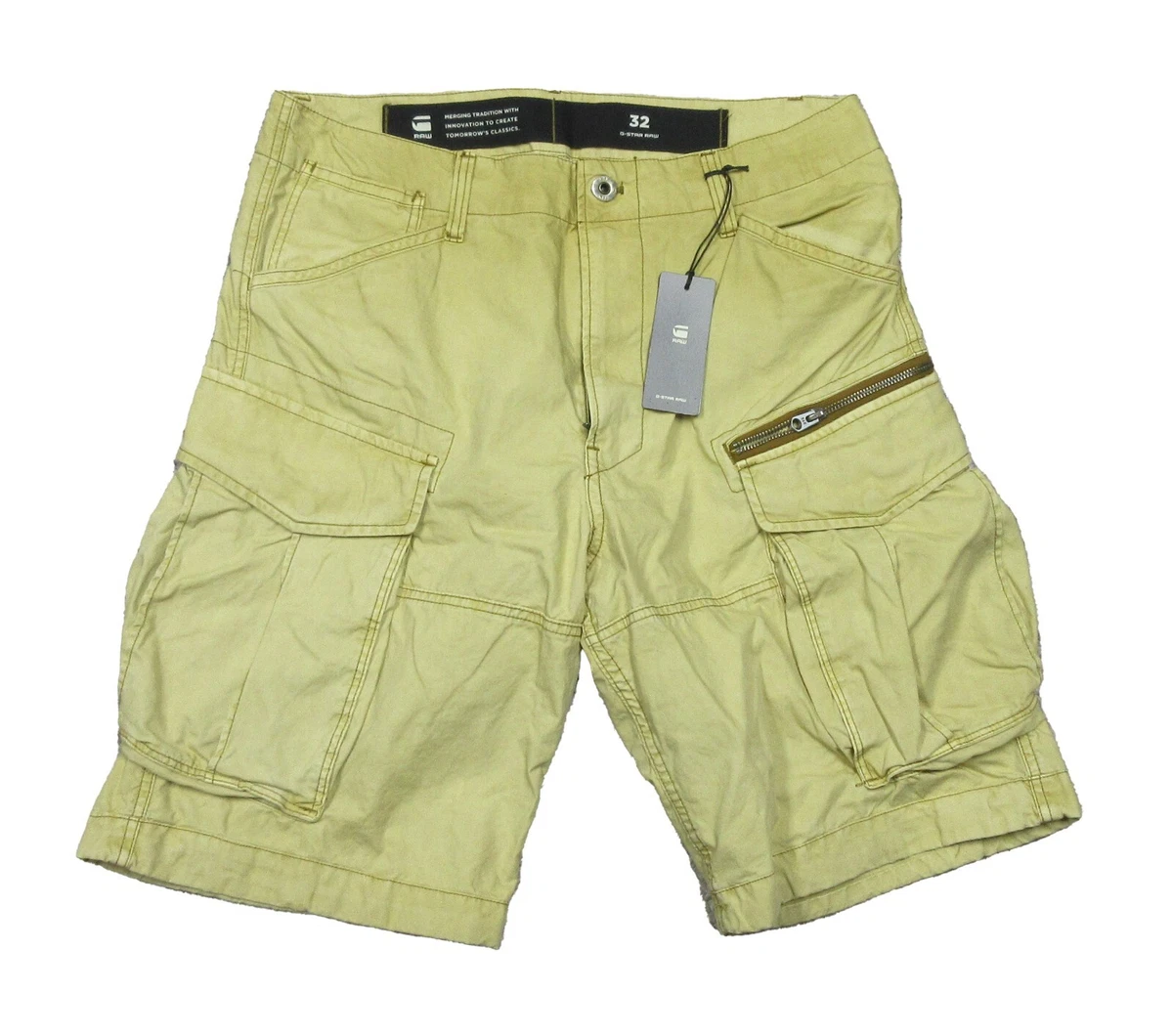 G-STAR RAW Heren Rovic Relaxed Short, Beige (Dune D08566-5126-239), 50