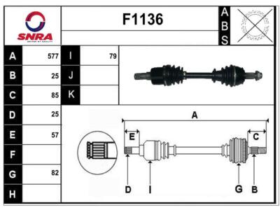 Antriebswelle FIAT PUNTO EVO Van / GRANDE 1.3 D Multijet links Schaltgetriebe