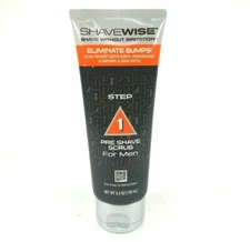 ShaveWISE Step 1 Pre Shave Scrub for Men 3.4 Oz. Sealed Tube