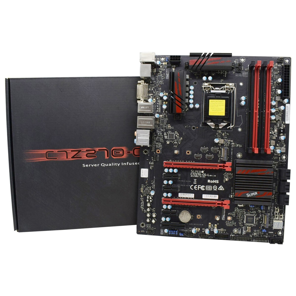 Intel Z270 Motherboard Supermicro C7Z270-CG-L LGA1151 DDR4 for