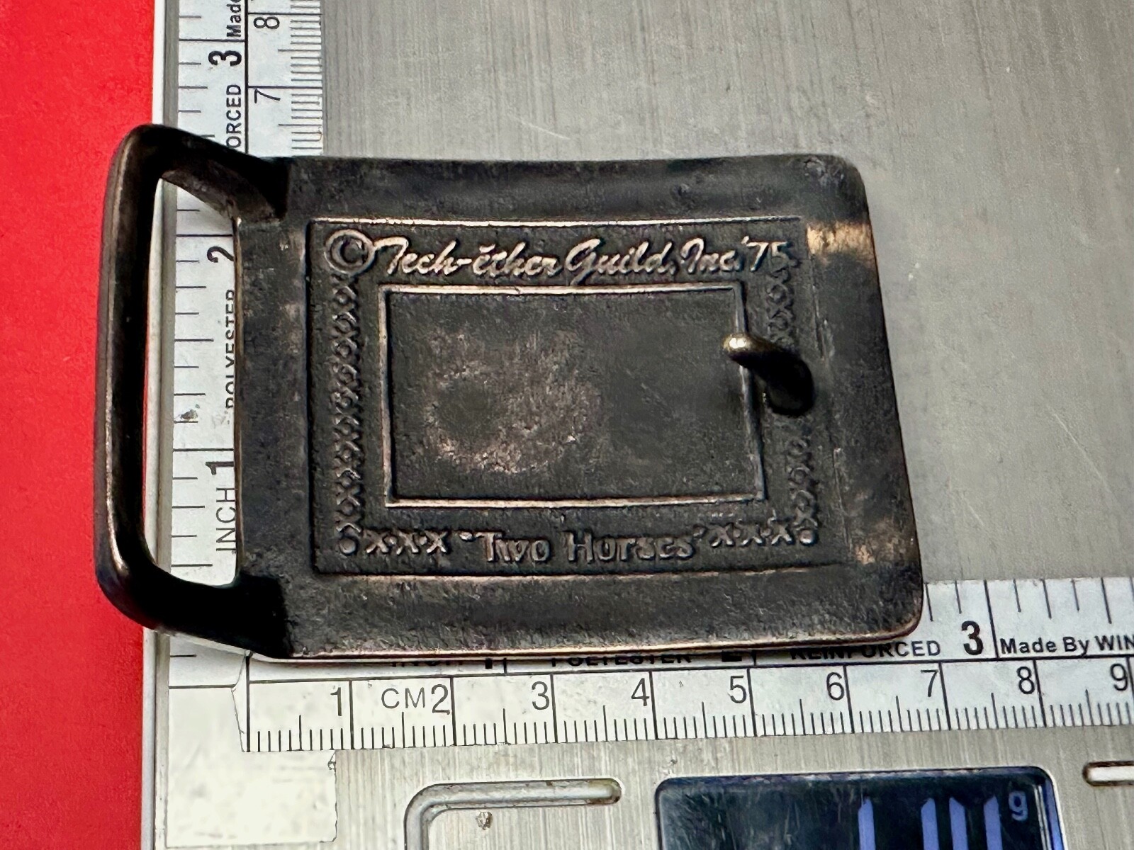 Two Horses Tech Ether Guild Solid Brass Art Vinta… - image 5