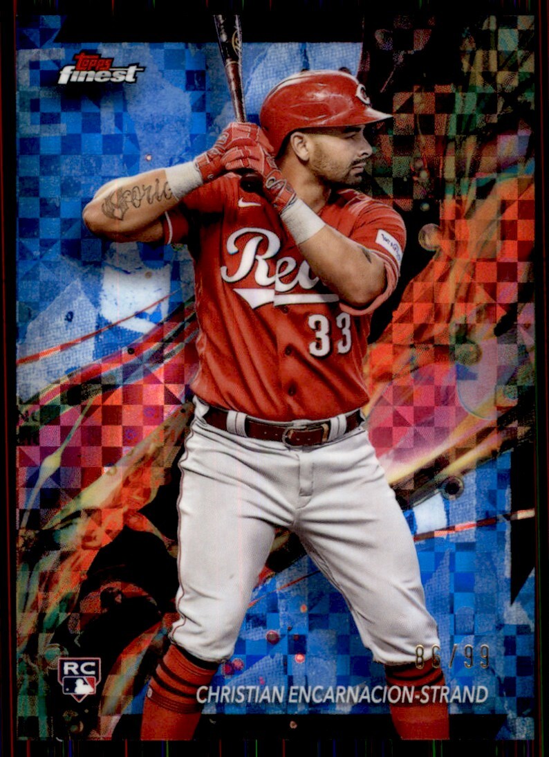 2024 Finest Blue Checkerboard Christian Encarnacion-Strand RC 86/99 #4
