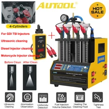 AUTOOL CT60+CT160 Car TSI GDI Injectors Ultrasonic Fuel Injector Cleaner Tester