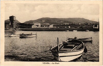 Old postcard AK ALGERIA TENES Le Port (1380621)