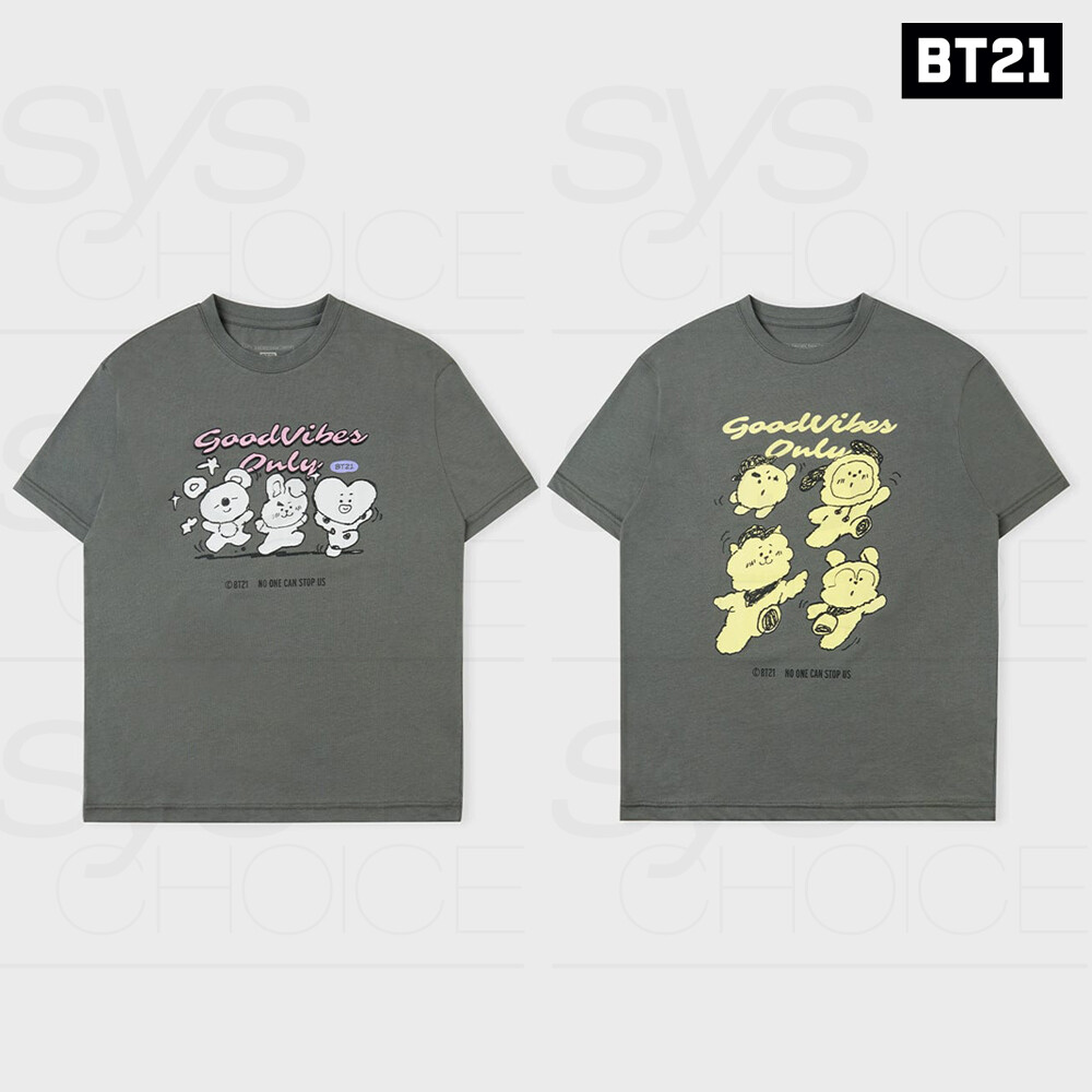 BTS BT21 Tシャツ アパレル ワンピース XS まとめ売り BTS BT21 Official Authentic Goods BASIC Unit Short Sleeve T-Shirts