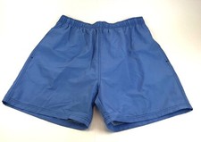 Sand N Sun Mens Swim Trunks Baggies Lined Blue Nylon Noisy Vintage 90s Large