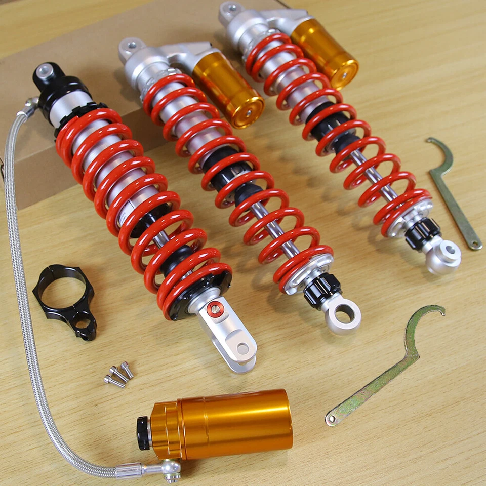 Amortiguadores de ajuste de rebote delanteros y traseros etapa 3 para Yamaha YFZ 450R YFZ450 suspensión Foto 2 de 4