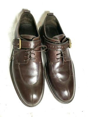 Men’s Luis Vuitton Single Monk Straps Louis Vuitton Black Leather Single Monk Strap Shoes | eBay main image 4