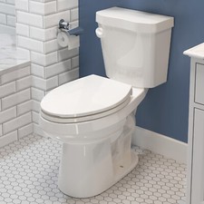 Two-Piece Toilet ADA 17.5'' ADA Height With Soft Close Seat, Elongated