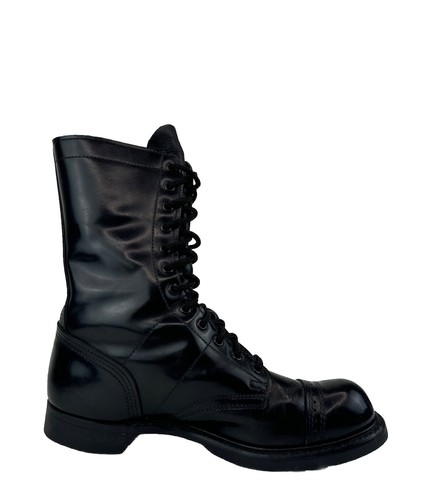 Double H Brand HH Jump Boots Size 9 Tactical Military Cap Toe Black Leather - Picture 9 of 13