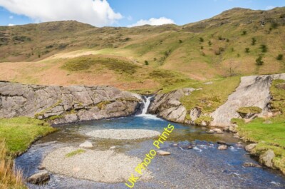 Photo 6x4 Buckstones Jump Rydal Small waterfall on Rydal Beck where the b c2015