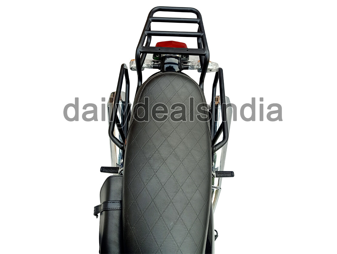 REARACE Motorcycle Rear Luggage Rack Compatible with Royal Enfield Continental GT 650 / Interceptor 650 2018-2025, Rear Storage Rack Cargo Carrier