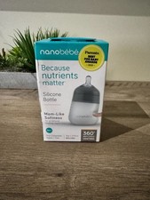 Nanob b Flexy Silicone Baby Bottle, 9oz/270ml, Anti-Colic