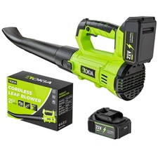 Leaf Blower 21V Electric Cordless with Battery and Charger 6 Speed Mode Handheld