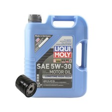 5L Liqui Moly Longtime High Tech 5W-30 Mahle Engine Oil Change Kit for 9000 2.3L