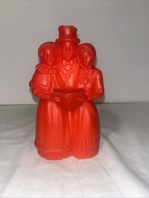 Vintage Avon Christmas Carollers Festive Garlands Decorative Pomander Wax Figure
