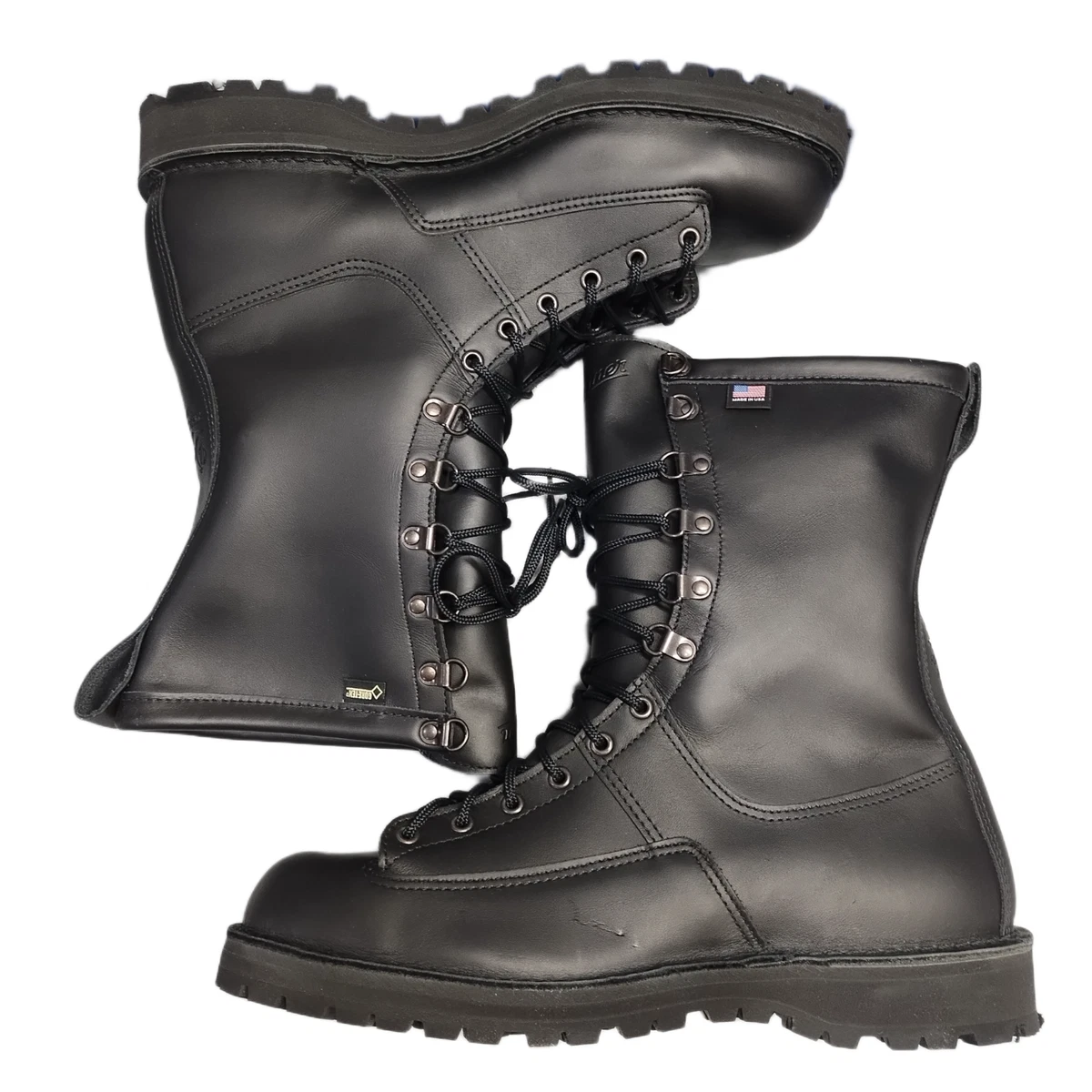 Danner Fort Lewis 600G Insulated GTX Safety Toe Black Leather Boots Mens 9.5 D Danner Ft. Lewis GTX 600G Thinsulate 23600 Black Military  main image 3