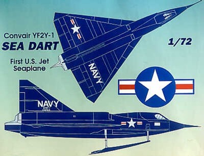 Mach 2 0172 1:72 Convair YF2Y-1 Sea Dart Flugboot / Wasserflugzeug