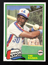 Top 10 Tim Raines Baseball Cards 14