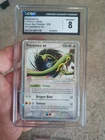 CGC 8 Rayquaza ex 2006 Black Star Promos 039 Holo SWIRL Pokemon Card
