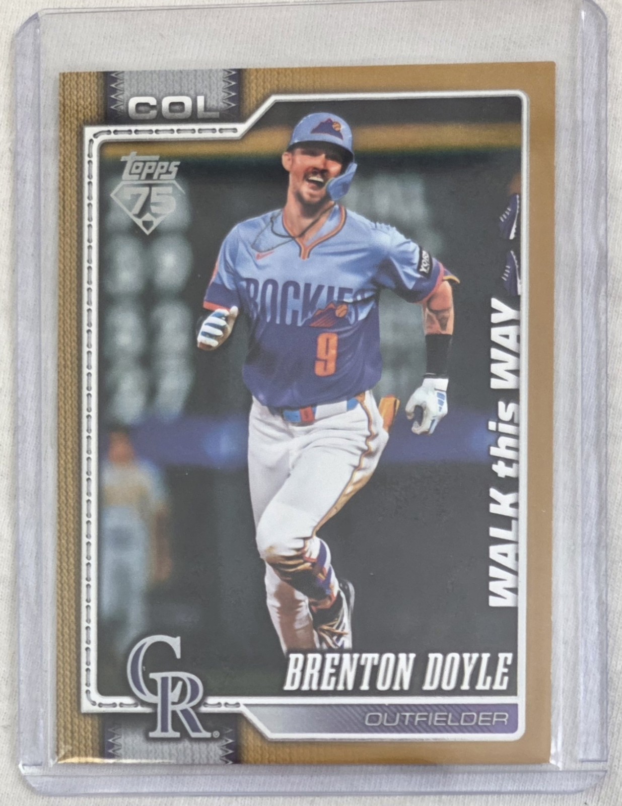 2026 Topps Series 1 Benton Doyle #164 [Gold Walk This Way] /50