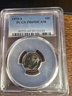 1975-S Roosevelt Dime Proof PCGS PR69DCAM San Francisco 10C