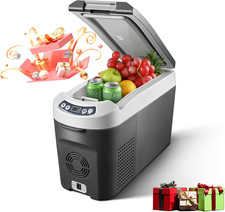 Frigo Portatile 15 Litri, 12V/24V DC Frigoriferi Portatile, Contenitore Refriger