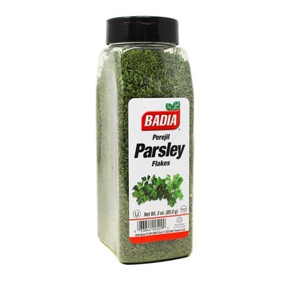 Badia Parsley Flakes, 3 oz   Fresh Aromatic Herb for Cooking, Large 