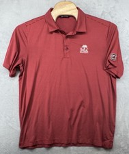 Cutter & Buck Polo Shirt Red Striped 2017 PGA Championship USC Gamecocks XL