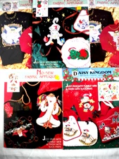 5 Daisy Kingdom No-Sew Christmas Fabric Appliques