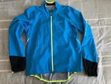 Gore Bike Wear Windstopper Jacket Mens 2XL Blue Full Zip