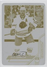 2016-17 Upper Deck Compendium Printing Plate Yellow 1/1 Brent Seabrook #649 x6p