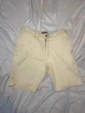 Coalatree Shorts Men 30 Chino Beige Canvas Made in USA Hiking Outdoor Travel