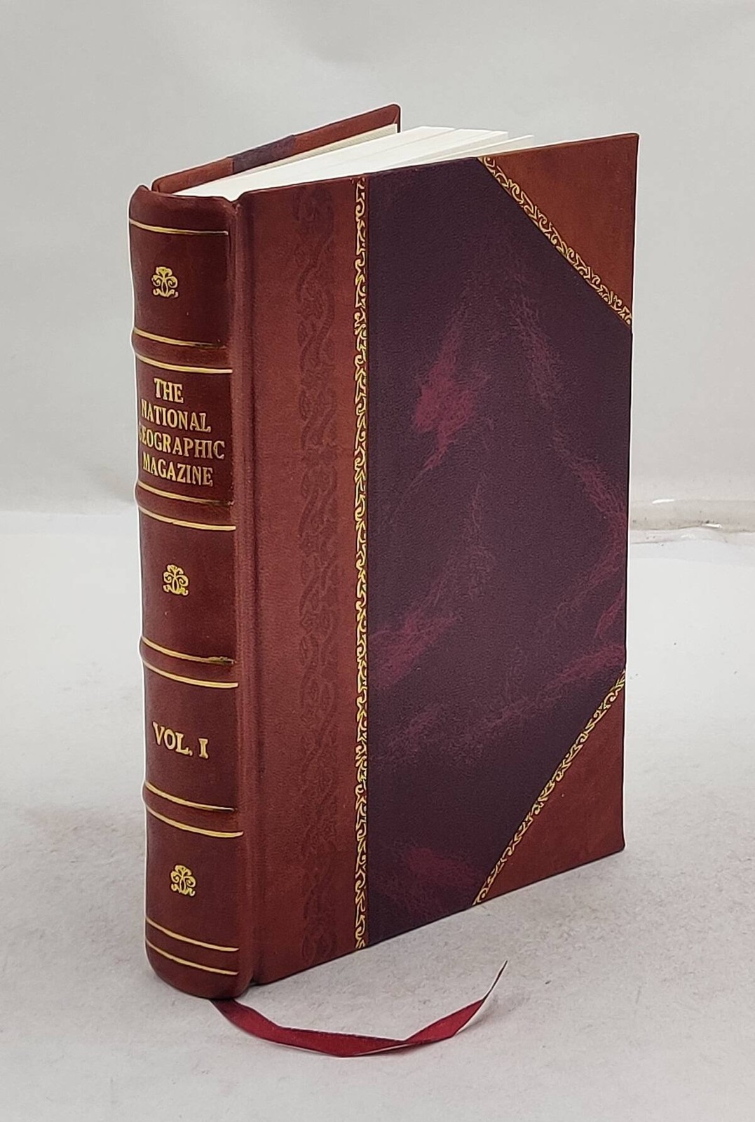 The National geographic magazine Volume 1 1889 [Leather Bound]
