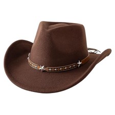 Toddler Baby Cowboy Hat Infant Baby Boys Girl Cowgirl Hats Kids 18-4T Coffee