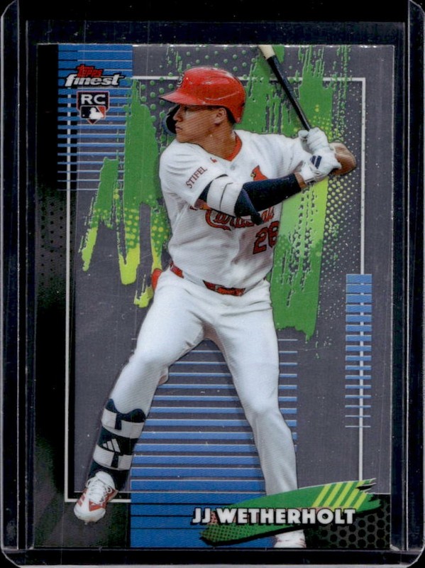 2026 Topps Finest JJ Wetherholt RC Rookie #15 Cardinals