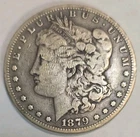 1879-S Morgan Silver Dollar $1 United States