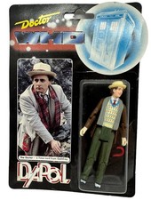 Vintage Dapol 1987 Dr Who Classic 7th Doctor Action Figure - Mint On Card