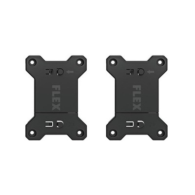 FLEX STACK PACK Storage System Adjustable 3.6 x 1.5 x 0.54 inches, Grey/Black 