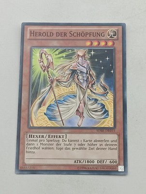 Yu-Gi-Oh Einzelkarte Herold der Schöpfung bespielt