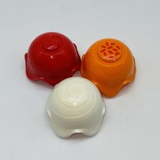 LeapFrog Scoop and Learn Ice Cream Cart Replacement Parts Toppings 3 Piece EUC