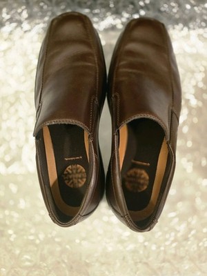 Dunham By New Balance Men's Leather Slip-On Loafers Size 10.5 4E