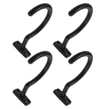 4Pcs Wear Resistant Iron Pool Cue Holder Rack Space Saving Snooker Cue Hooks