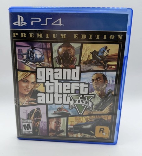 Grand Theft Auto v Sony PlayStation 4 Complete with Map Manual